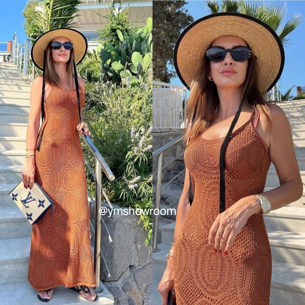 MANGO Openwork dress